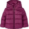 The Children's Place Baby and Toddler Girls' Medium Weight Wind-Resistant, Water-Resistant Puffer Jacket