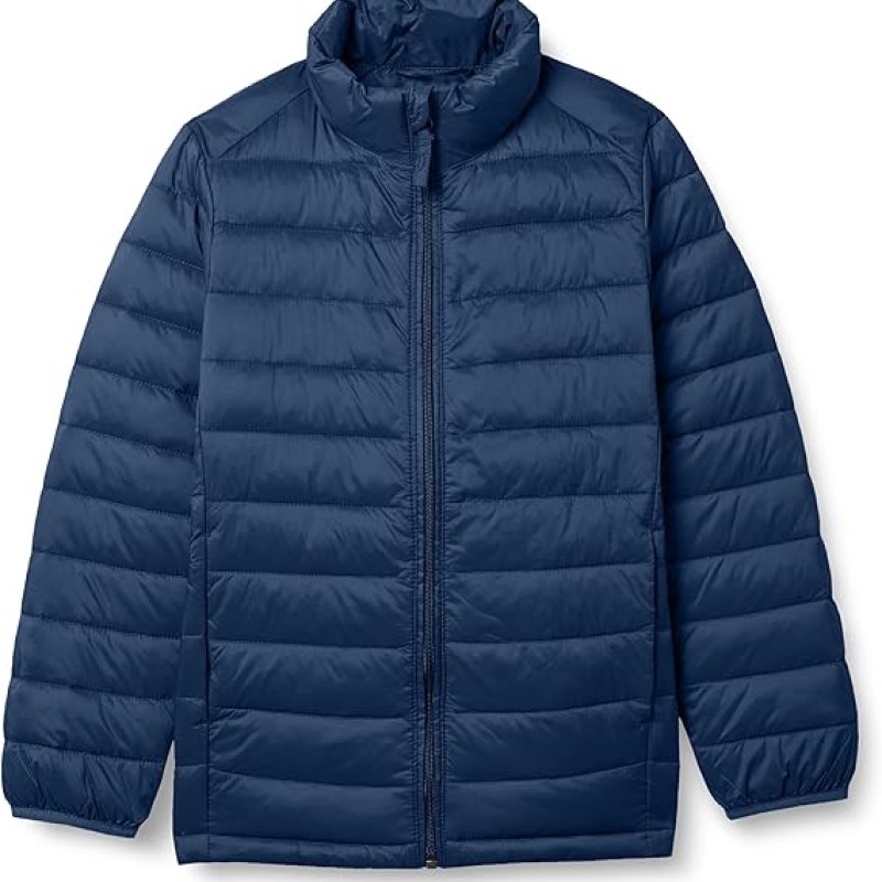 Boys and Toddlers' Lightweight Water-Resistant Packable Puffer Jacket