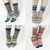 Warm Socks for Women Cozy Fuzzy Winter Socks Cotton Soft Crew Socks Christmas Gifts for Women