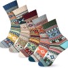 Warm Socks for Women Cozy Fuzzy Winter Socks Cotton Soft Crew Socks Christmas Gifts for Women